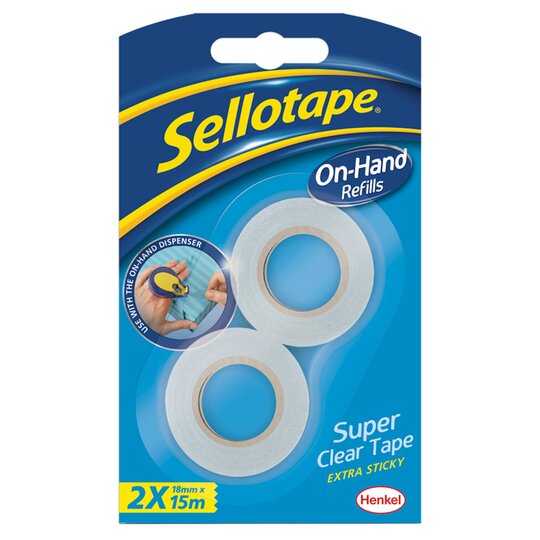 Sellotape On Hand Dispenser Refill Pack - 5010305056430