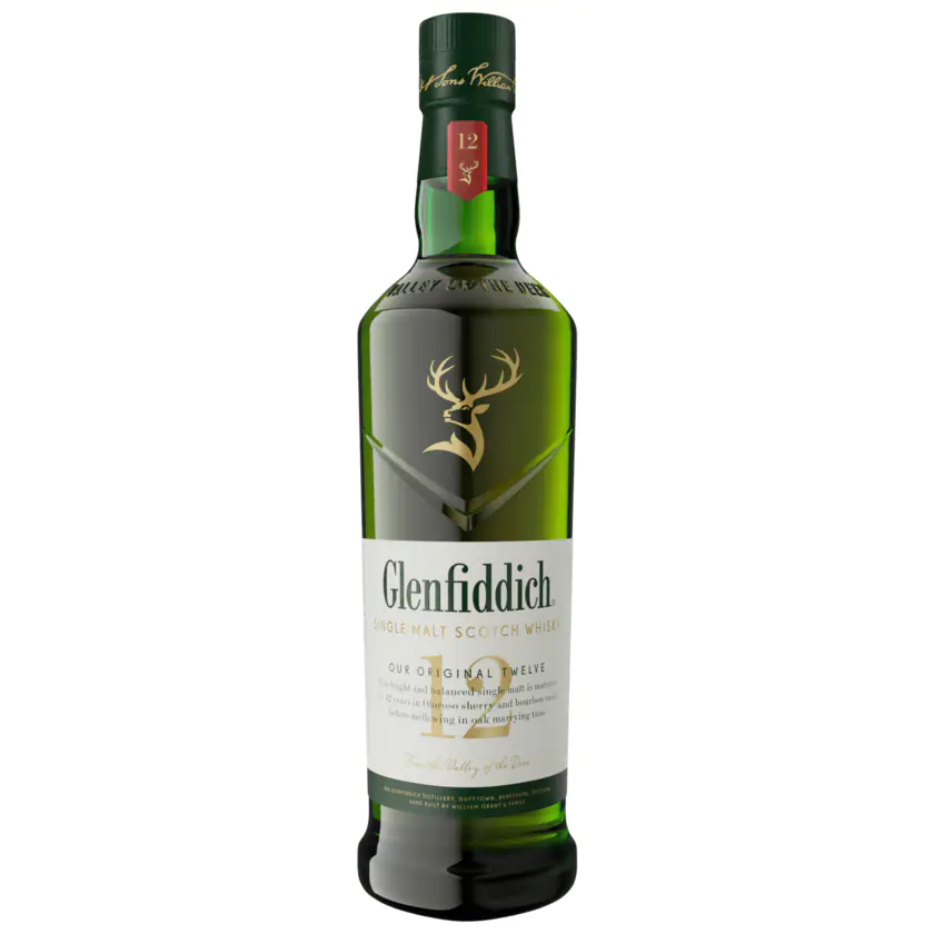 Glenfiddich 12 Jahre Single Malt 0,7 ltr - 5010327000176