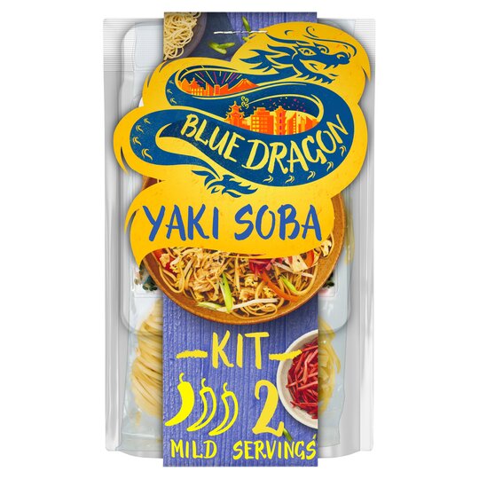 Blue Dragon Yaki Soba Noodle Kit 191G - 5010338300722
