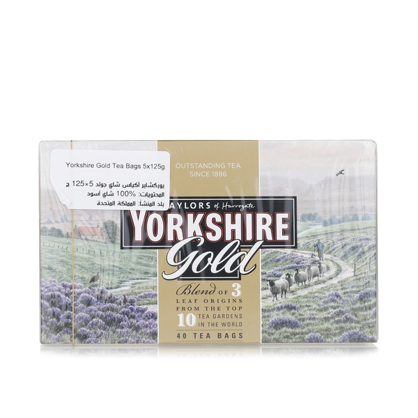 Taylors of Harrogate Yorkshire gold tea bags 125g - Waitrose UAE & Partners - 5010357111934