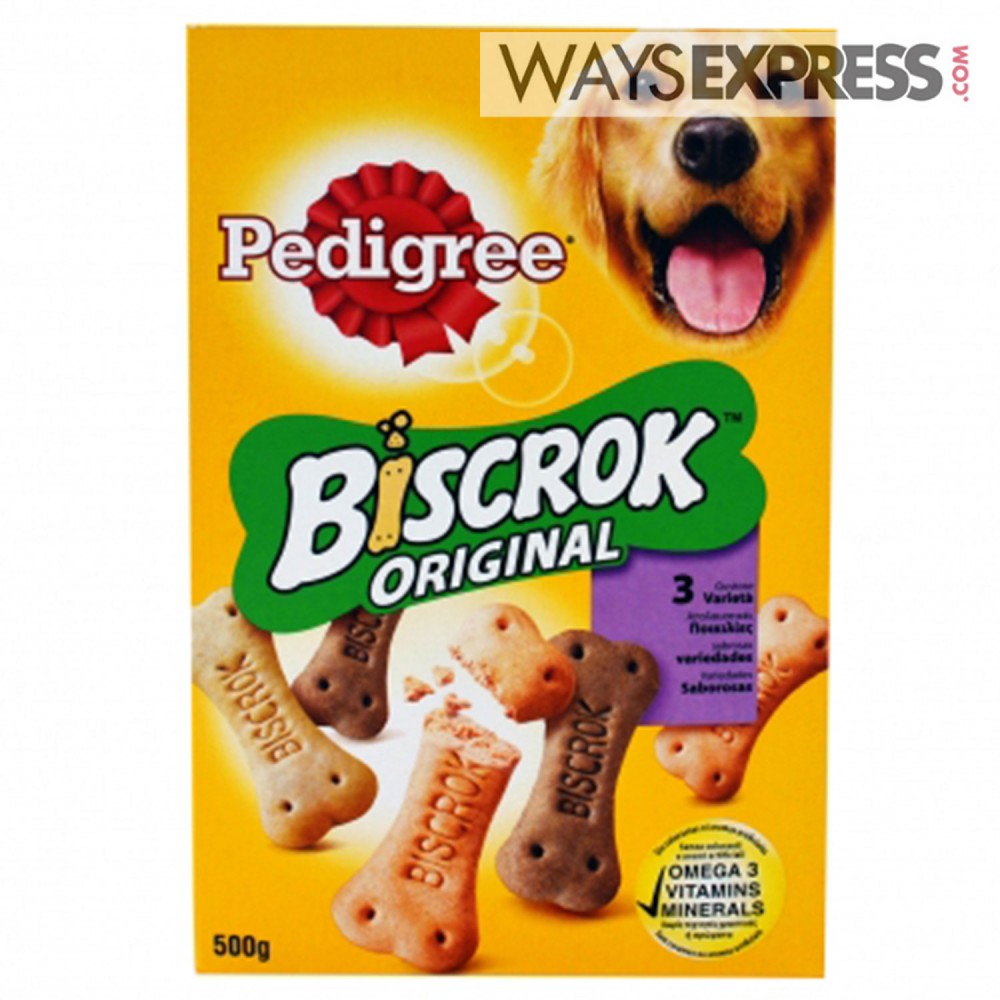 PEDIGREE BISCROK ORIGINAL DOG BISCUITS 500g - 5010394133852