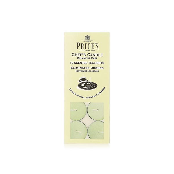 Price's Candles chef's candle scented tealights x10 - Waitrose UAE & Partners - 5010414372490