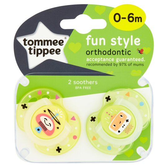 Tommee Tippee Closer To Nature 0-6M Fun Soother - 5010415333575