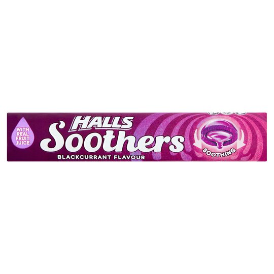 Halls soothers candy blackcurrant - 5010455063142