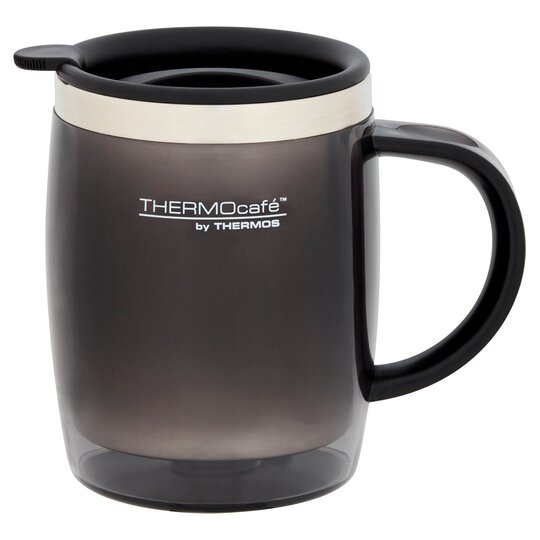 Thermos Gloss Desk Mug Black 450Ml - 5010576624826