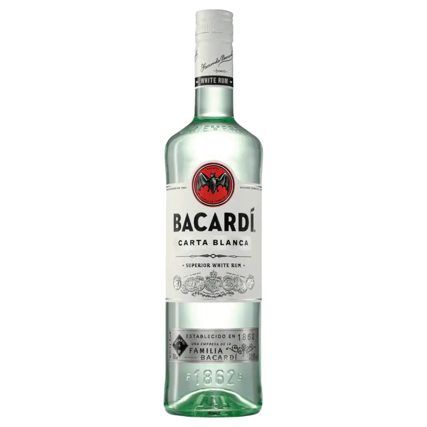 Bacardi Rum Carta Blanca 0,7 ltr - 5010677012638