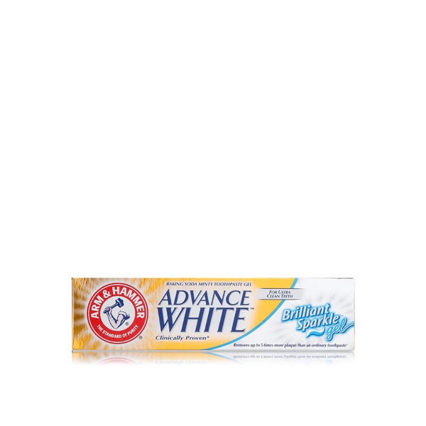 Arm & Hammer advance white sparkle gel toothpaste 115g - Waitrose UAE & Partners - 5010724525883