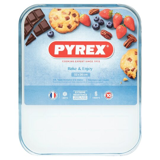 Pyrex Bake & Enjoy Glass Baking Tray 35Cm - 5010762010761