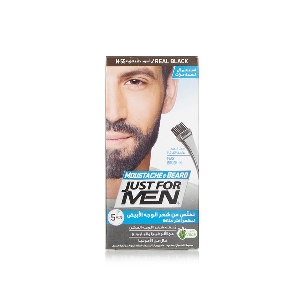 Just For Men Hair Colour moustache and beard black 28.4g - Waitrose UAE & Partners - 5010934002754