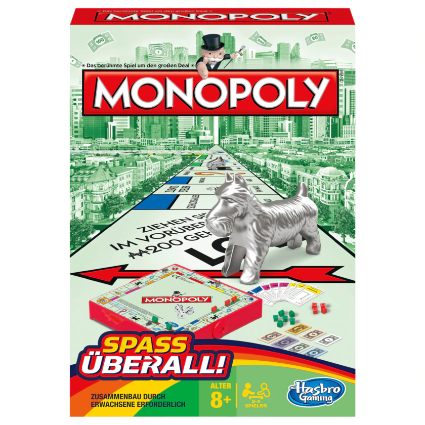 Monopoly Brettspiel Kompakt-Edition - 5010994852016