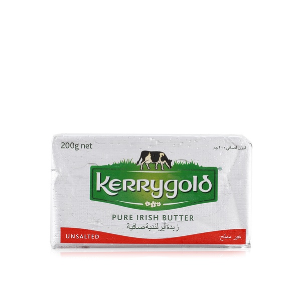 Kerrygold unsalted butter 200g - Waitrose UAE & Partners - 5011038134747