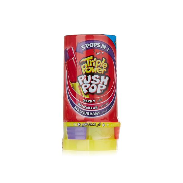 Bazooka Triple Power Push Pop cherry candy 34g - Waitrose UAE & Partners - 5011053023002