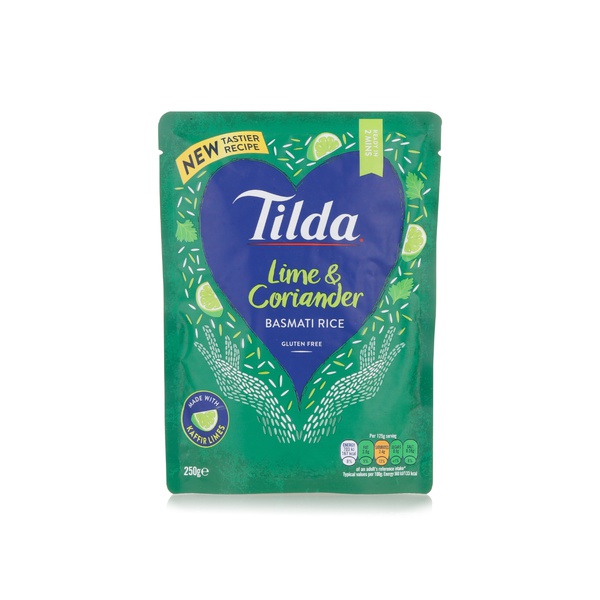 Tilda Steamed Lime and Coriander Basmati Rice - 5011157888163