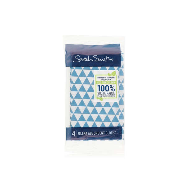Sarah Smith ultra absorbent cloths x4 - Waitrose UAE & Partners - 5011218501055