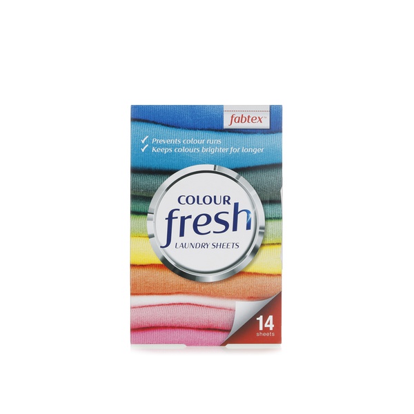 Fabtex colour fresh laundry sheets x14 - Waitrose UAE & Partners - 5011218501307