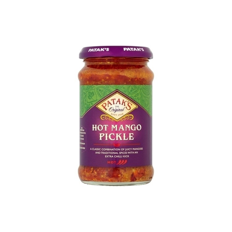 Patak's Hot Mango Pickle 283g - 5011308000017