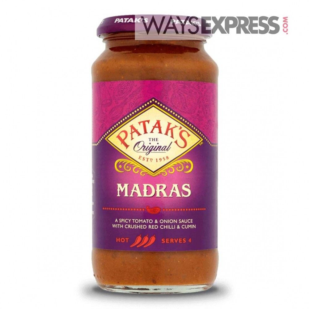 Pataks Madras Sauce 450g - 5011308505055