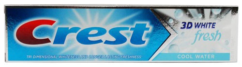 Crest 3D White Fresh Cool Water Toothpaste - 5011321367098