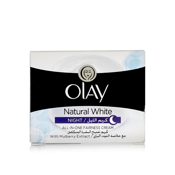 Olay Natural White night face cream 50g - Waitrose UAE & Partners - 5011321868342