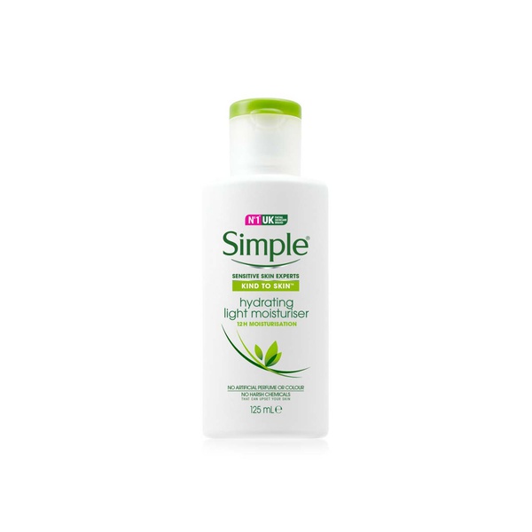 Simple hydrating light moisturiser 125ml - Waitrose UAE & Partners - 5011451103931