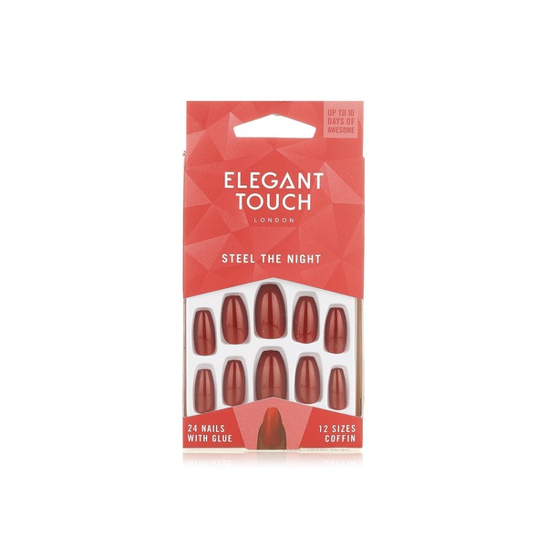 Elegant Touch false nails steel the night - Waitrose UAE & Partners - 5011522123189