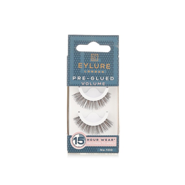 Eylure pre glued lashes volume no.100 - Waitrose UAE & Partners - 5011522143453