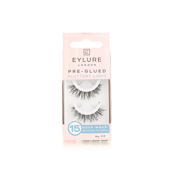 Eylure pre glued lashes fluttery light no.117 - Waitrose UAE & Partners - 5011522143514