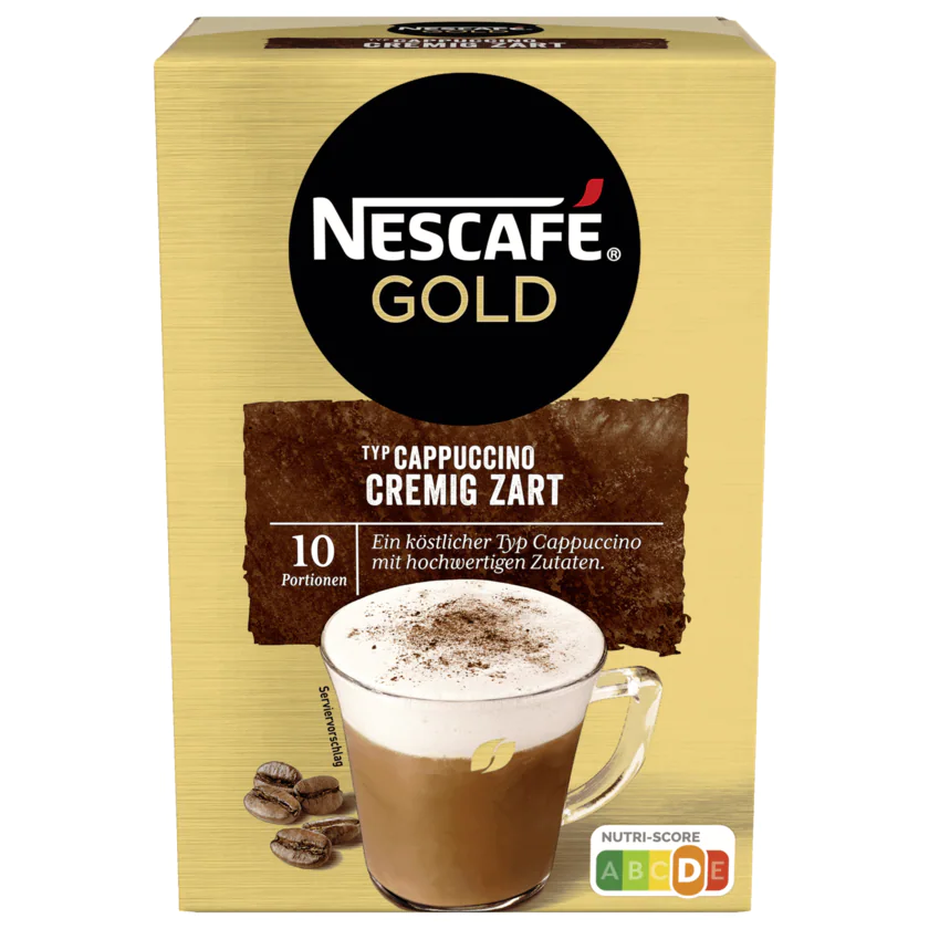 Nescafé Cappuccino Cremig Zart Portionsbeutel 10er - 5011546460444