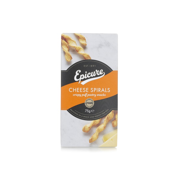 Epicure cheese spirals 75g - Waitrose UAE & Partners - 5011673400009