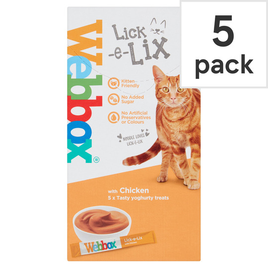 Webbox Lick-E-Lix Chicken 5X15g - 5012144441101