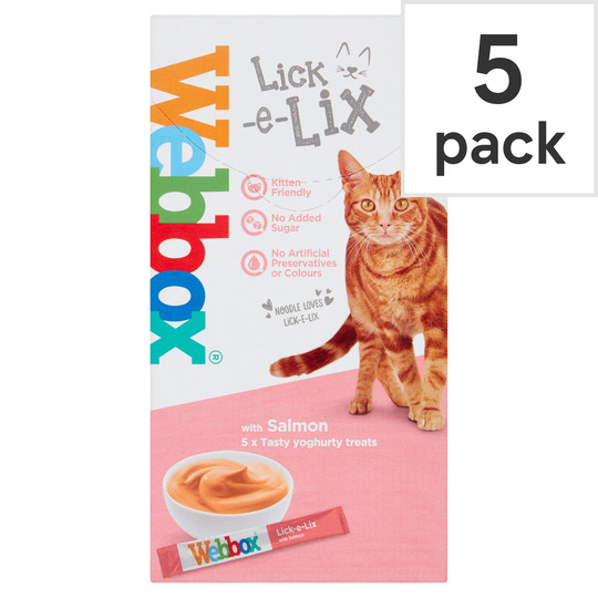 Webbox Lick-E-Lix Salmon 5X15g - 5012144441200