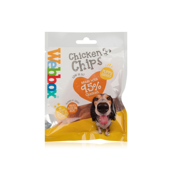 Webbox chicken chips dog treats 40g - Waitrose UAE & Partners - 5012144896215