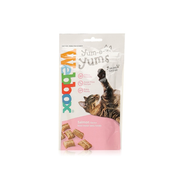 Webbox Yum-E-Yums salmon cat treat 40g - Waitrose UAE & Partners - 5012144898929
