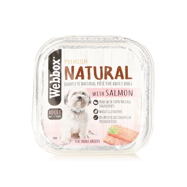 Webbox salmon pate for dogs 150g - Waitrose UAE & Partners - 5012144901254