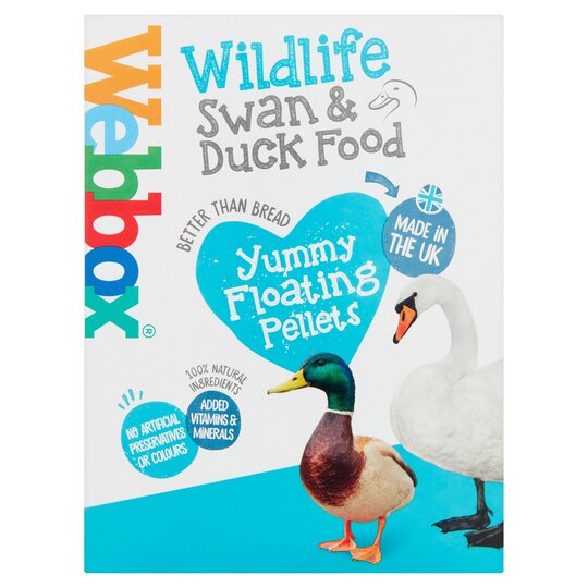 Webbox Wildlife Swan & Duck Food 150G - 5012144907492