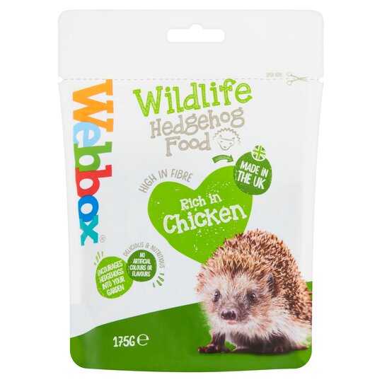 Webbox Wildlife Hedgehog Food 175G - 5012144907553