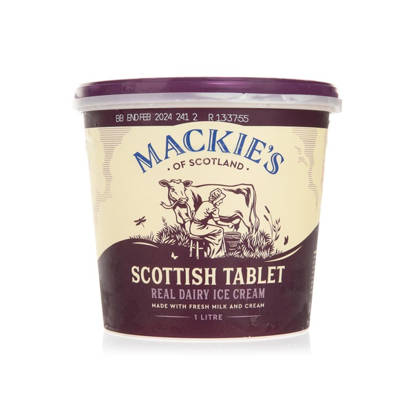 Mackie's Scottish tablet ice cream 1L - Waitrose UAE & Partners - 5012262010807