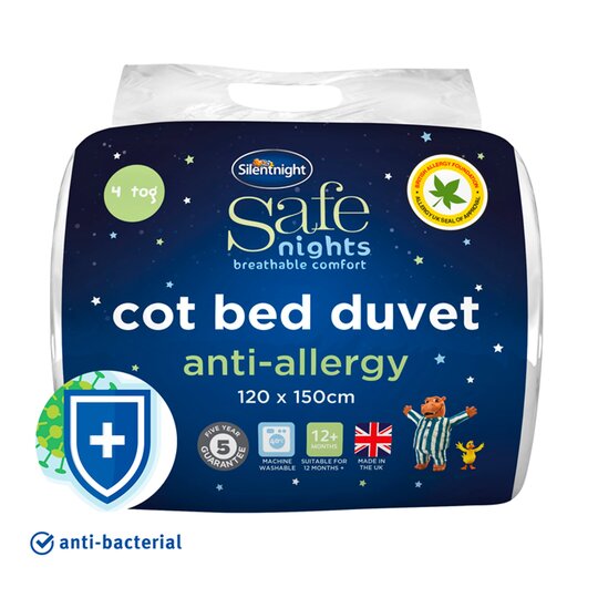 Silent Night Anti-Allergy Cotbed Duvet - 5012701334105