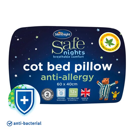 Silent Night Anti-Allergy Cotbed Pillow - 5012701334112