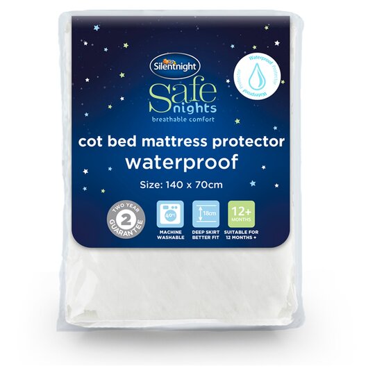 Silent Night Quilted Cotbed Protector - 5012701374408