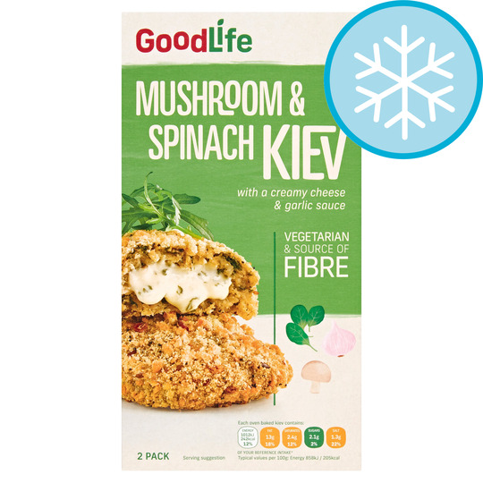 Mushroom & spinach kiev - 5012869541926