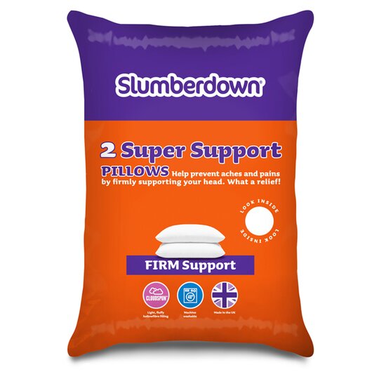 Slumberdown Super Support Pillow Pair - 5012924031683