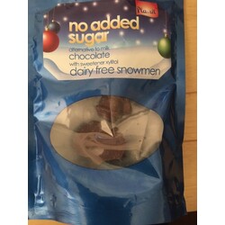 Alternative to milk chocolate with sweetener xylitol - 5013092958109