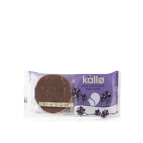Kallo Rice Cakes Milk Chocolate Round - 5013665113034