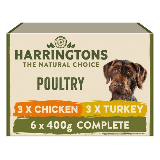 Harringtons Poultry Selection Box Dog Food 6X400g - 5013919003692