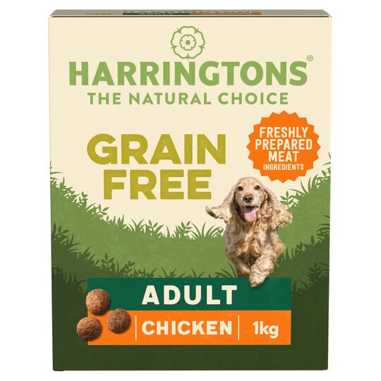 Harringtons Grain Free Adult Dog Food Chicken & Sw/Pot 1Kg - 5013919005535