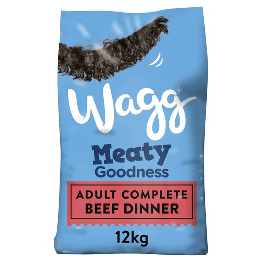 Wagg Adult Complete Meaty Goodness Beef Dinner 12Kg - 5013919005597