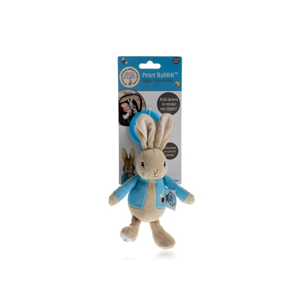 Peter Rabbit jiggle attachable soft toy - Waitrose UAE & Partners - 5014475014511