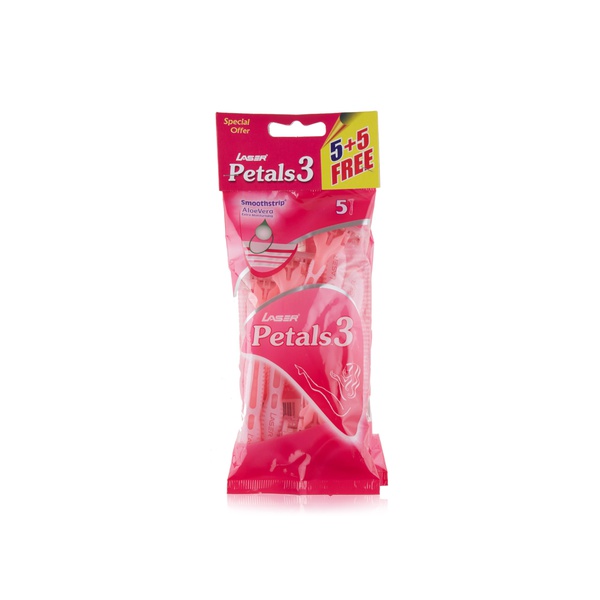 Laser Petals triple blade razors x10 - Waitrose UAE & Partners - 5015911102120