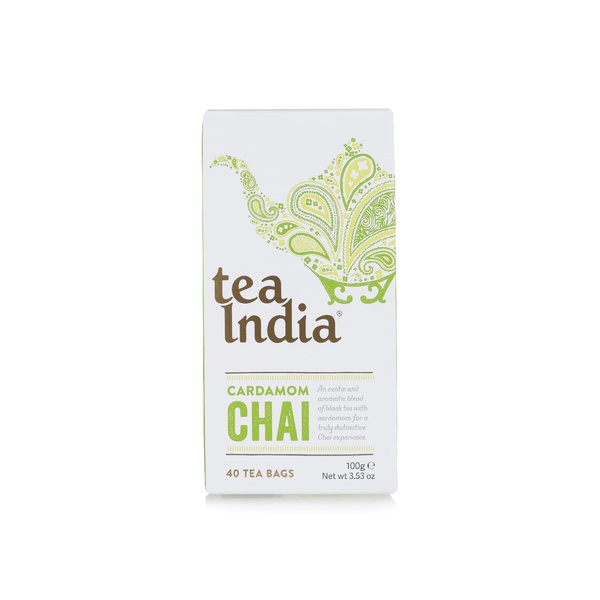 Tea India cardamom chai 40s 100g - Waitrose UAE & Partners - 5016686003636